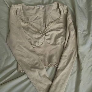 Tan LA hearts long sleeve shirt